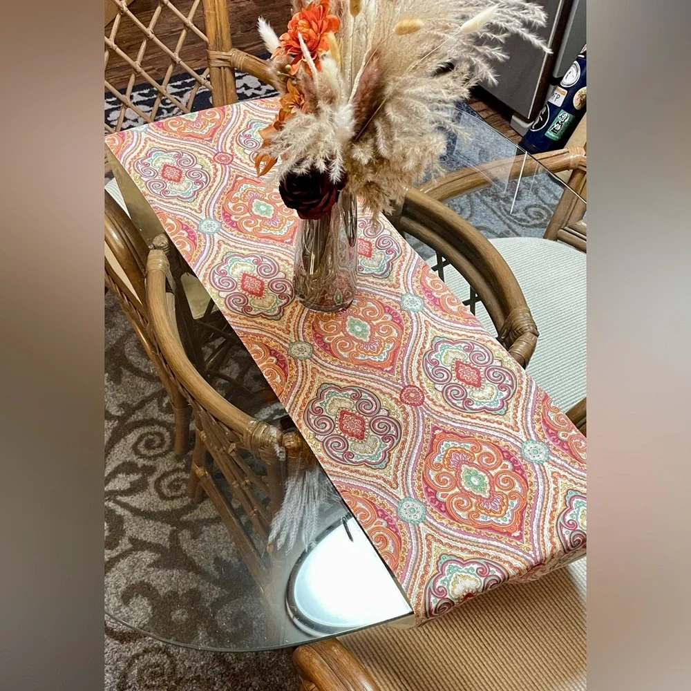Pier 1 Imports Paisley Table Runner 72”